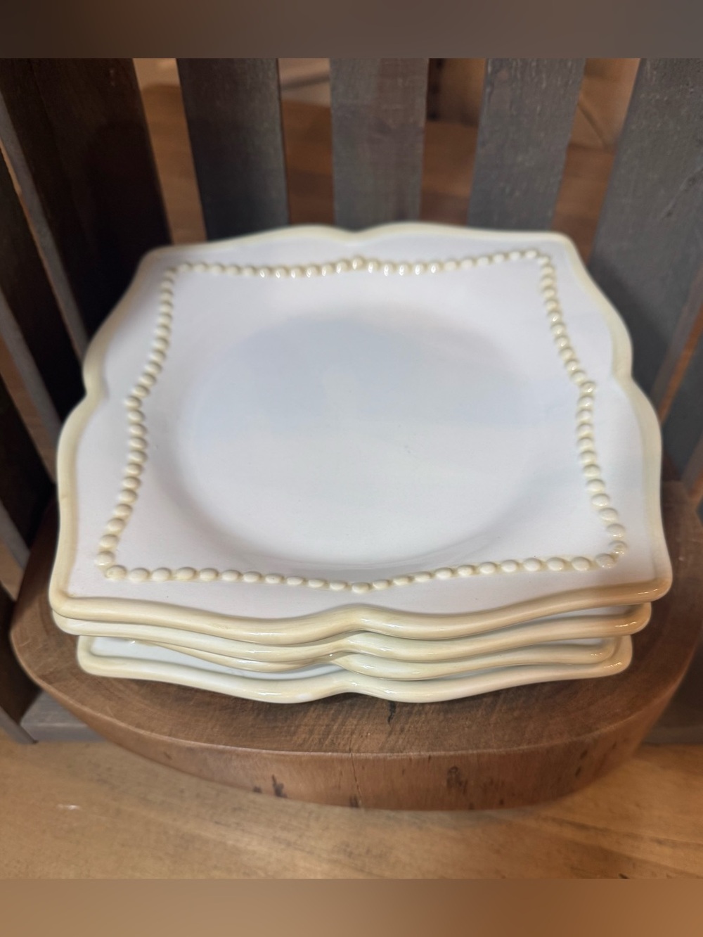 Set of 4 Princess House Salad/Dessert Plates, the Pavillion Collection